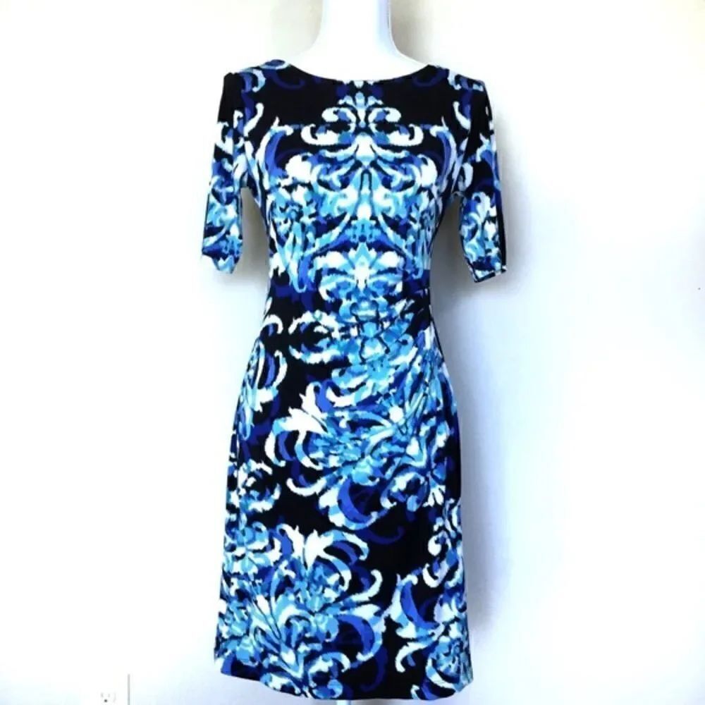 Connected Apparel 3/4 Sleeve Dress